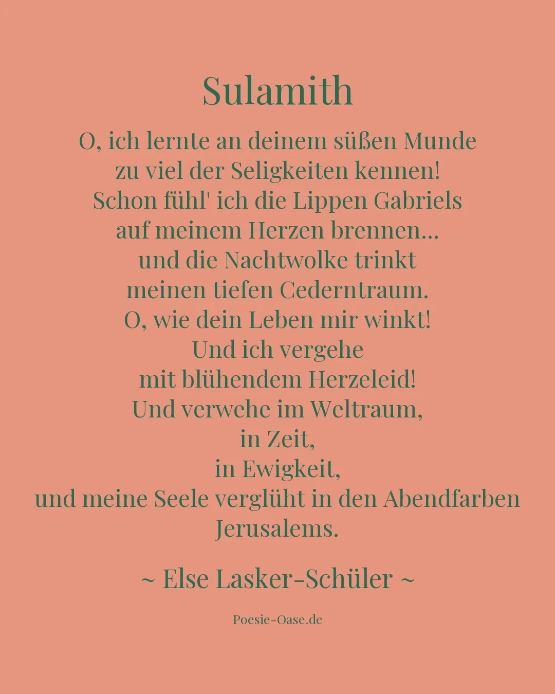 Illustration zu Sulamith