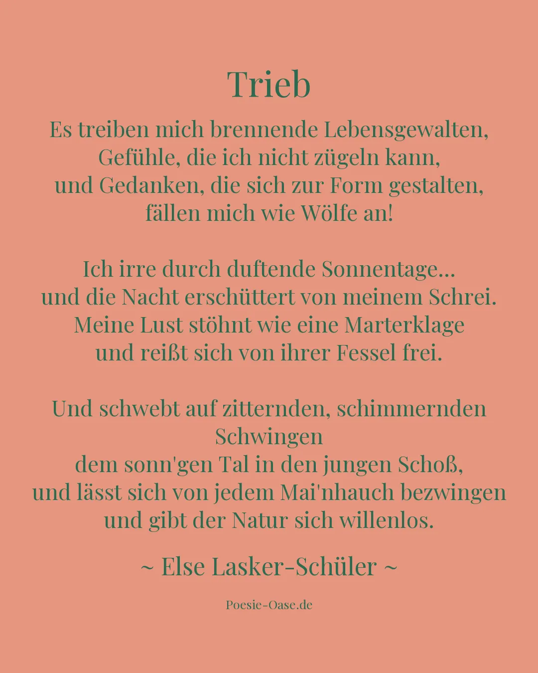 Illustration zu Trieb