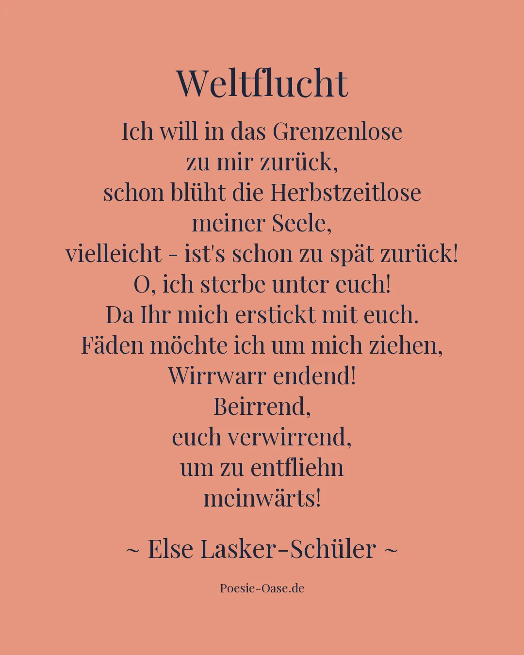 Illustration zu Weltflucht