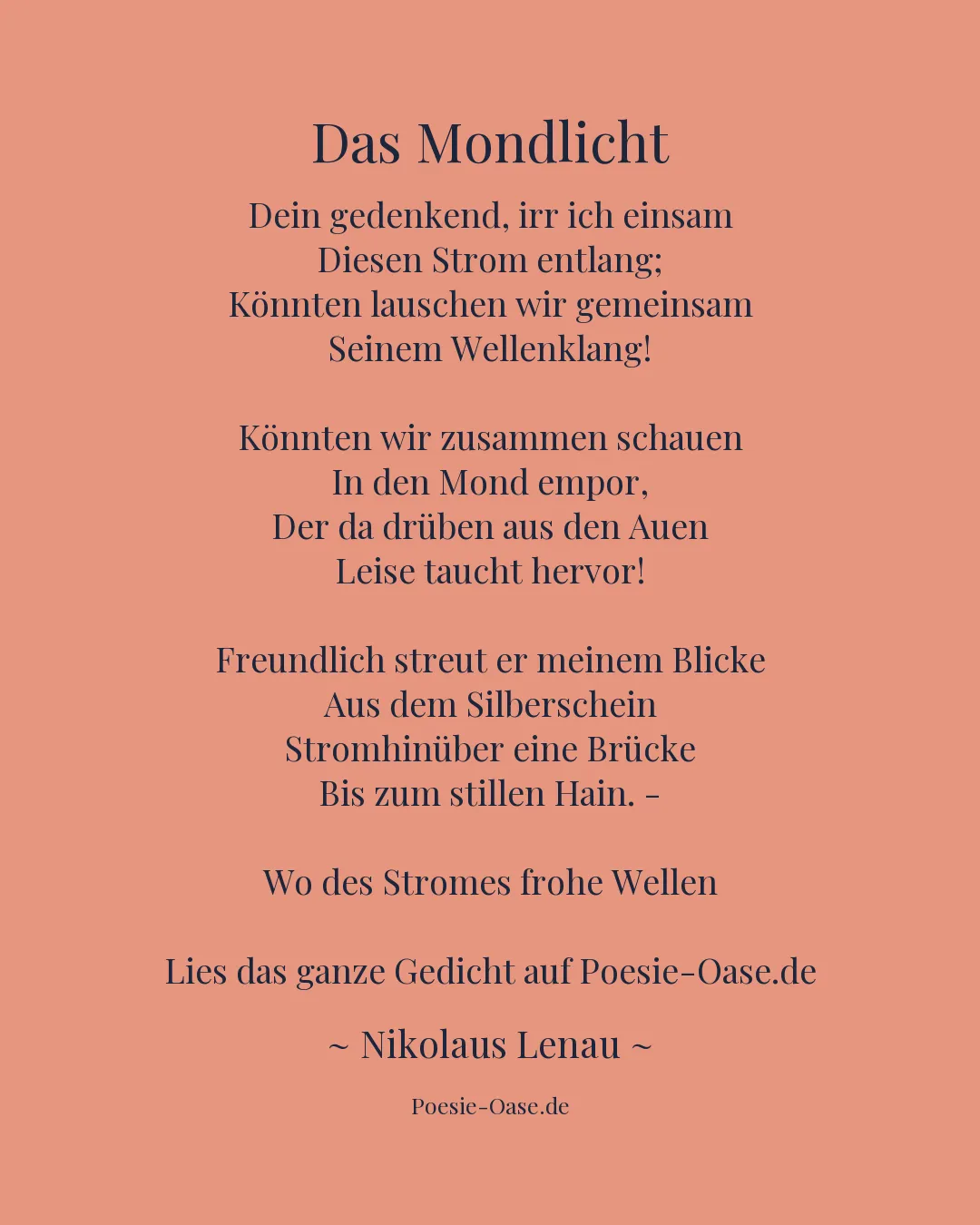 Illustration zu Das Mondlicht