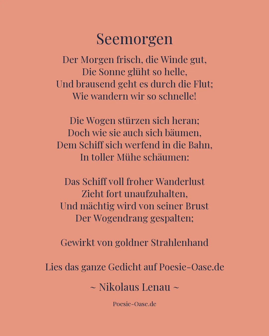 Illustration zu Seemorgen