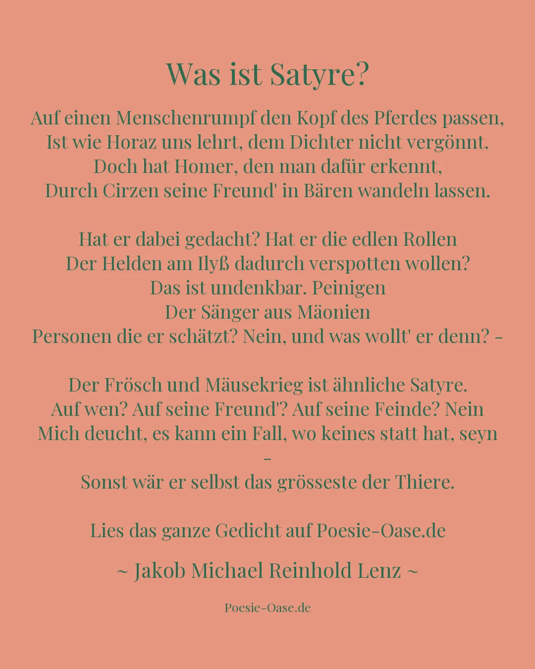 Illustration zu Was ist Satyre?