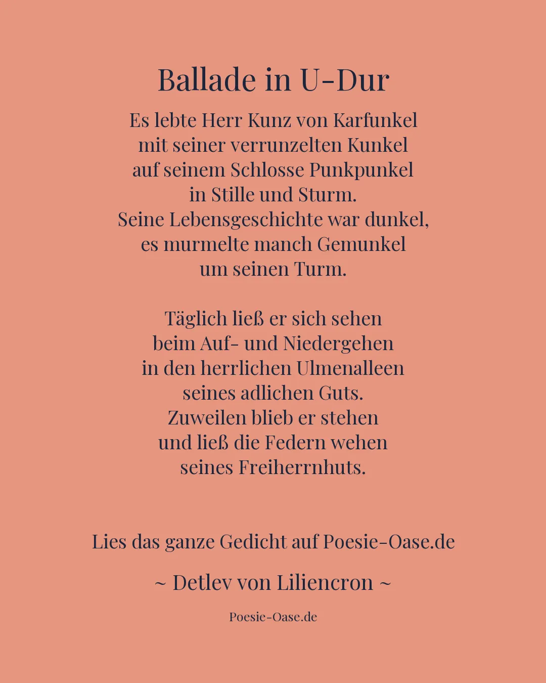 Illustration zu Ballade in U-Dur
