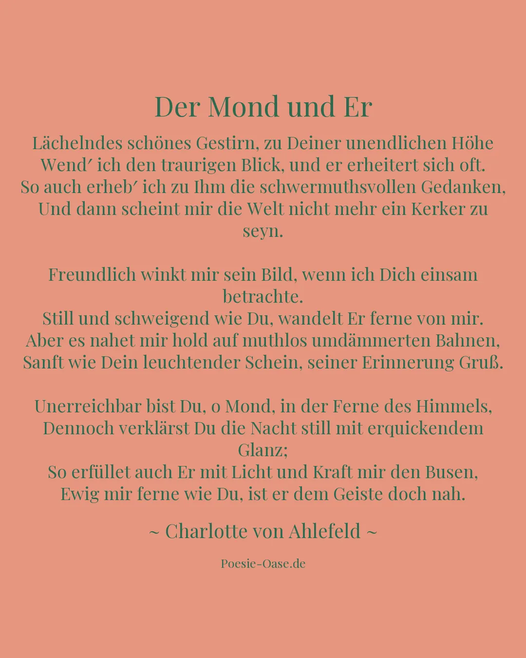 Illustration zu Der Mond und Er