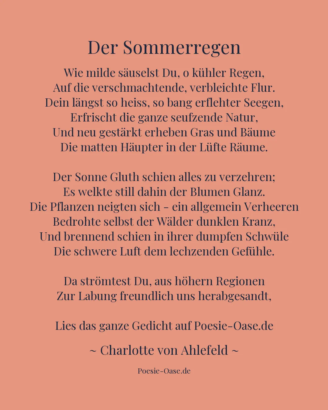 Illustration zu Der Sommerregen