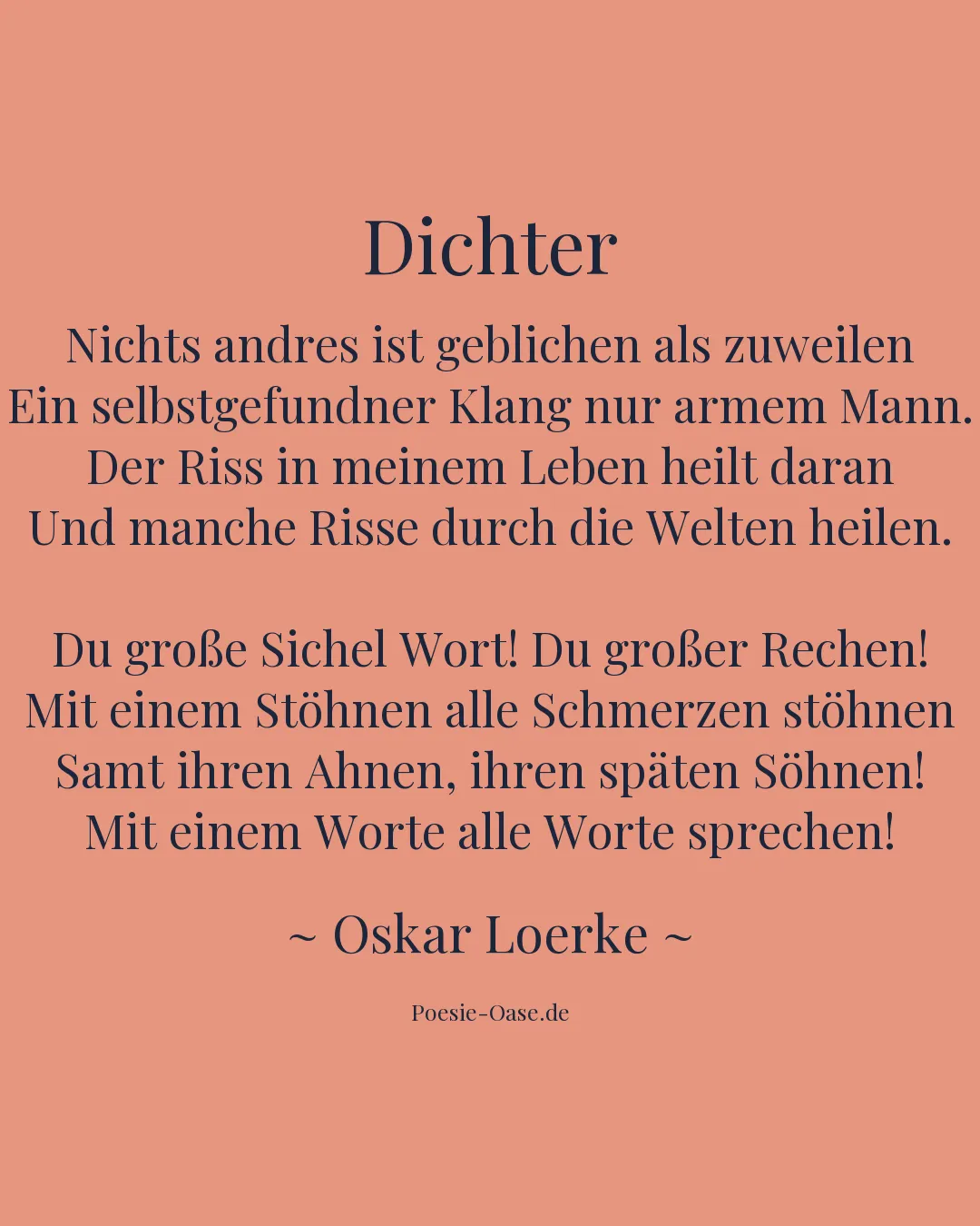 Illustration zu Dichter