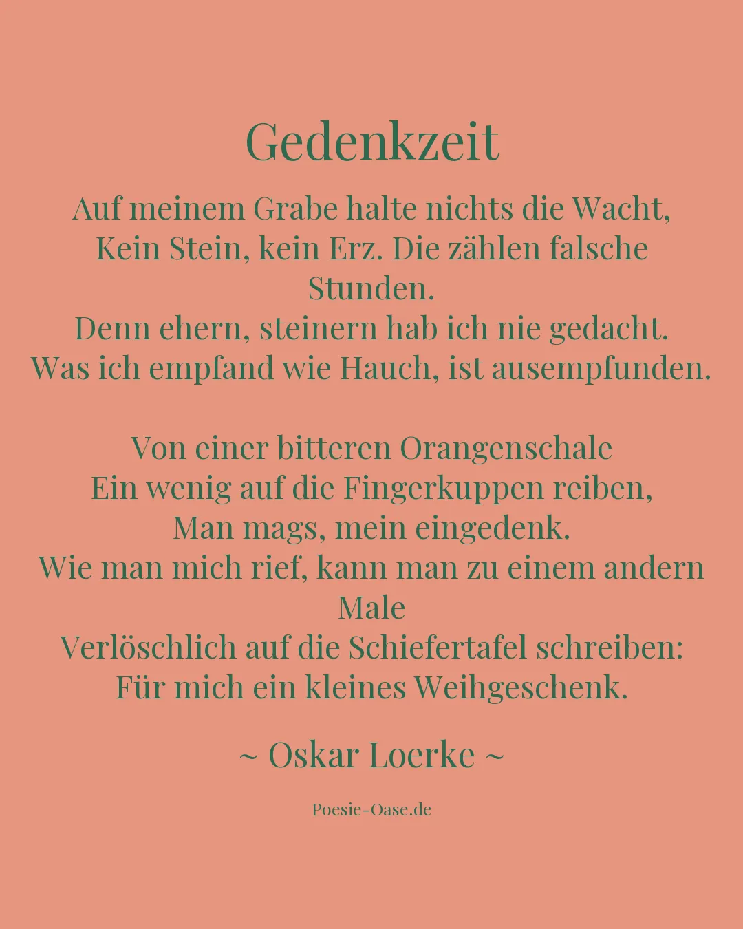 Illustration zu Gedenkzeit