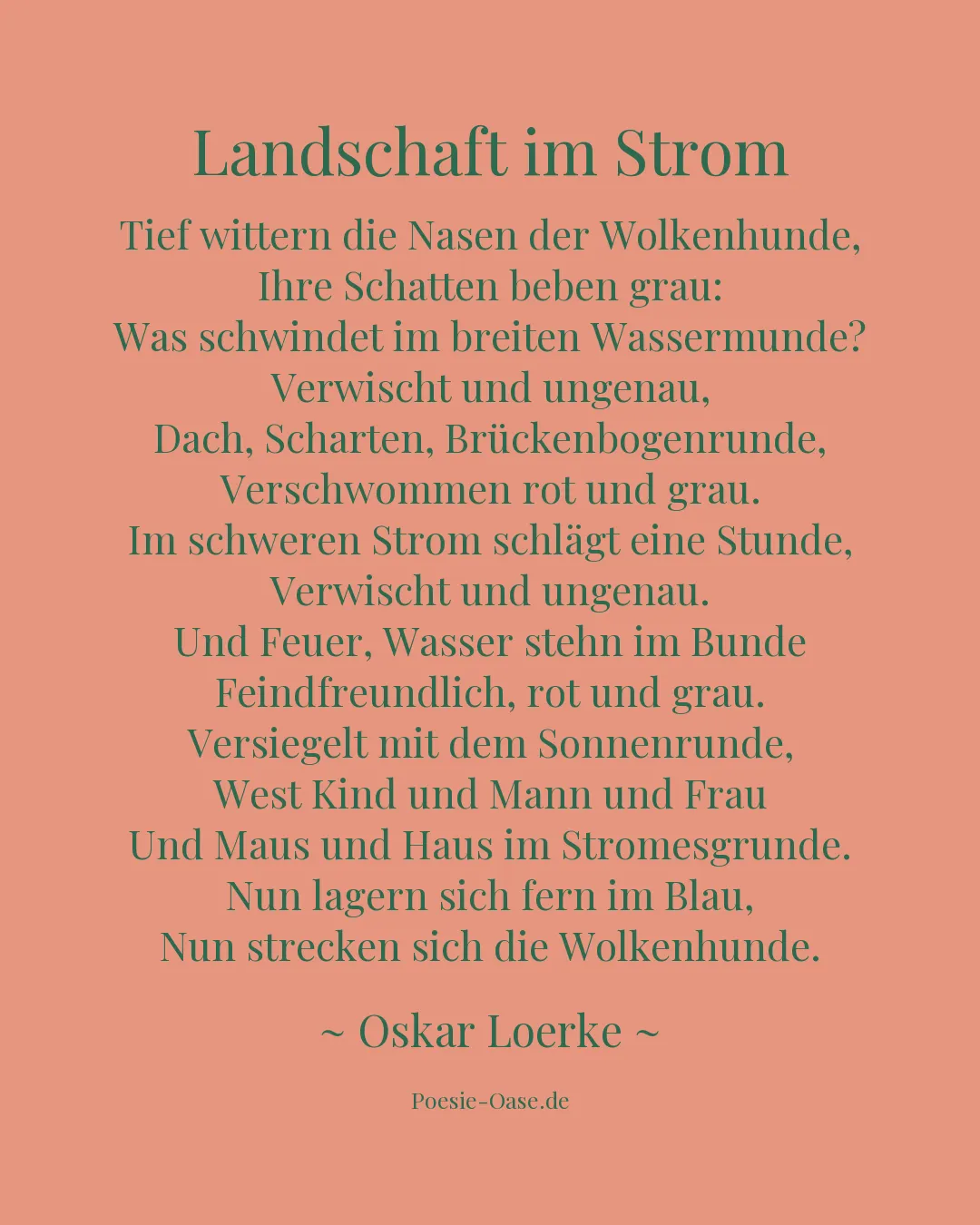Illustration zu Landschaft im Strom
