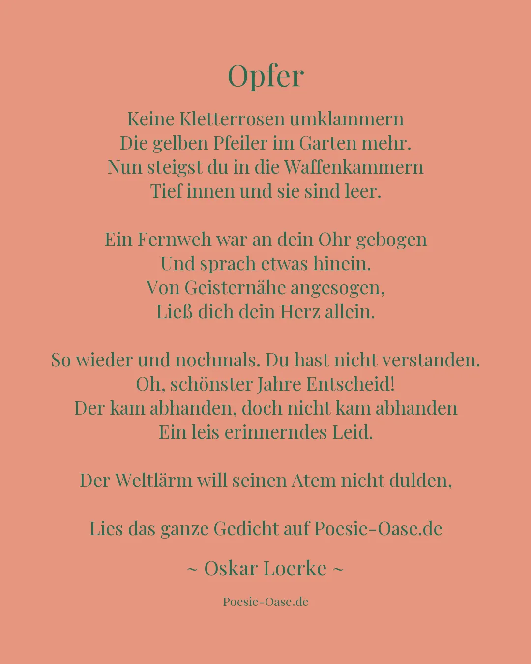 Illustration zu Opfer