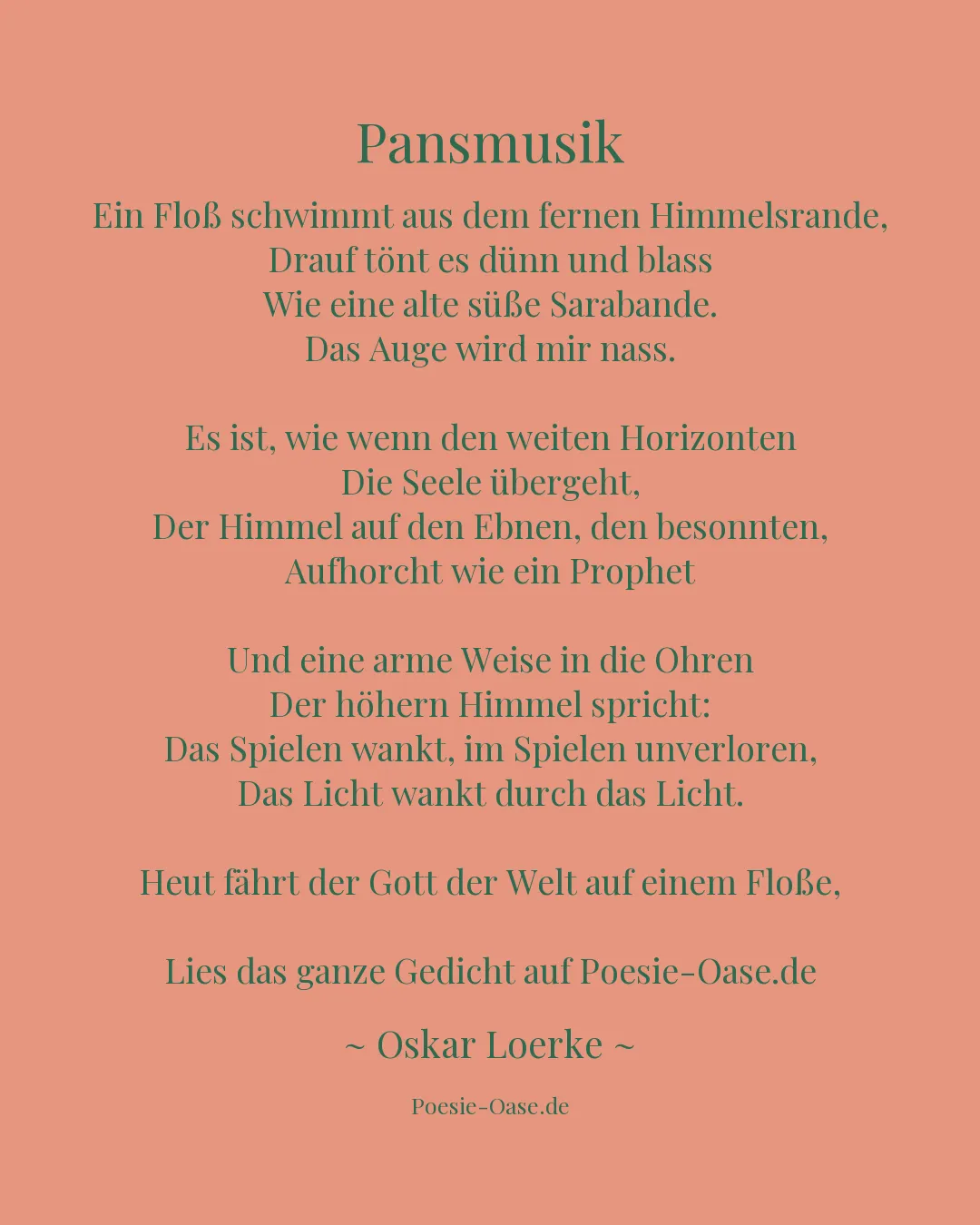 Illustration zu Pansmusik