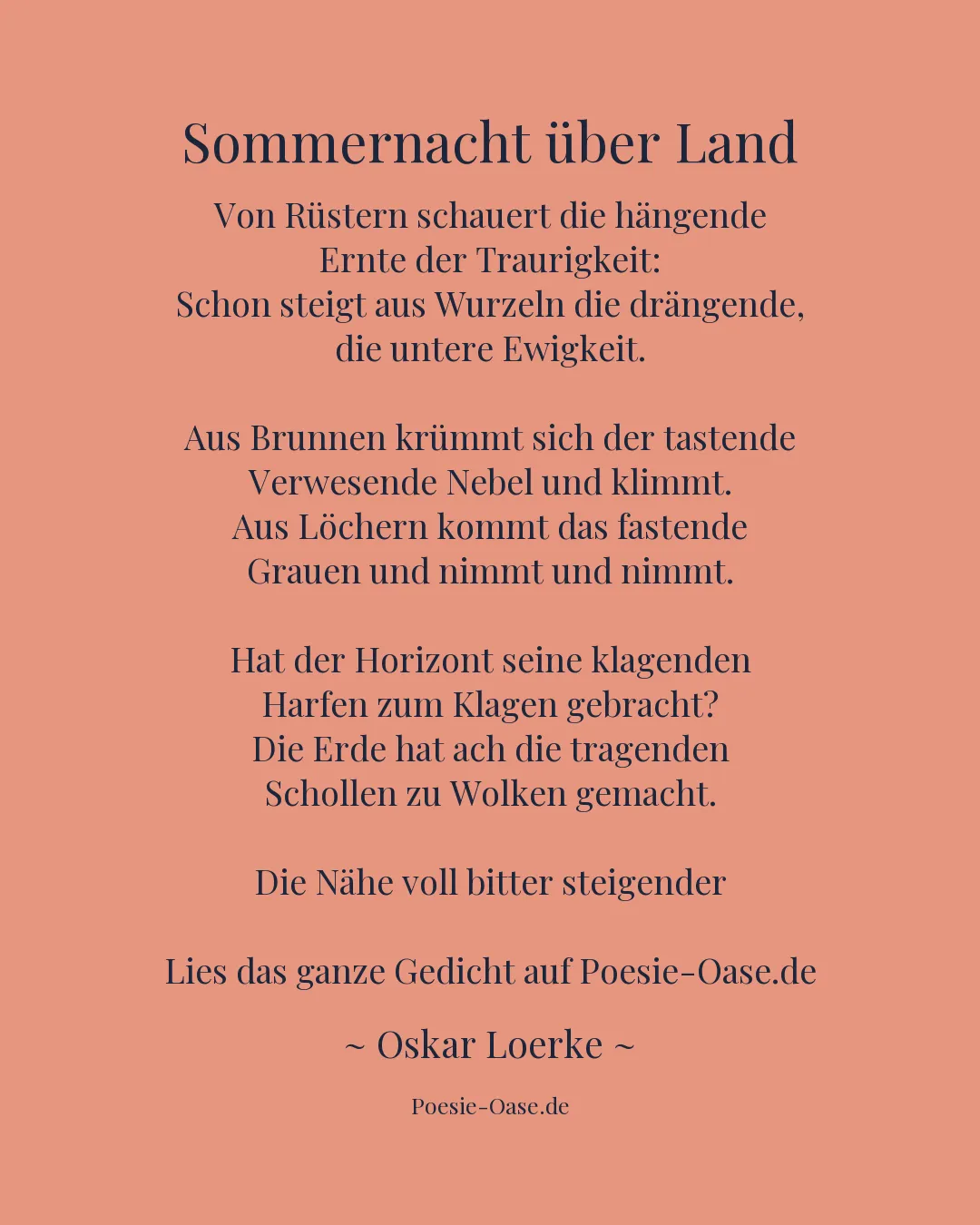 Illustration zu Sommernacht über Land