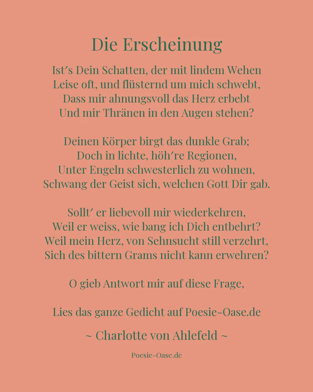 Illustration zu Die Erscheinung