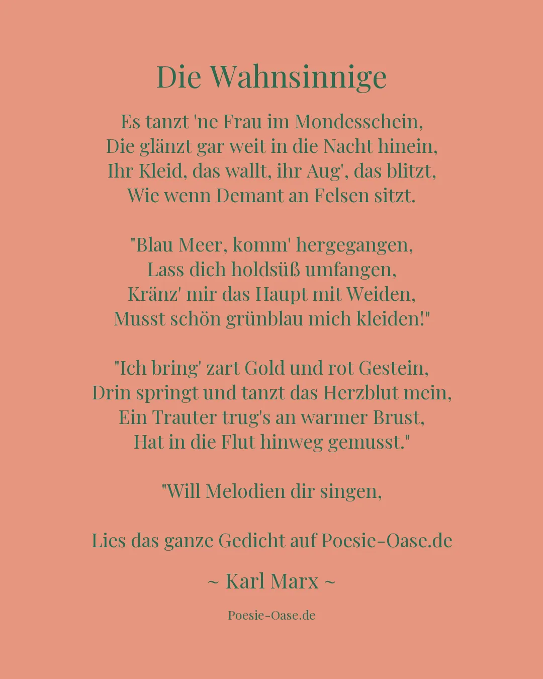 Illustration zu Die Wahnsinnige