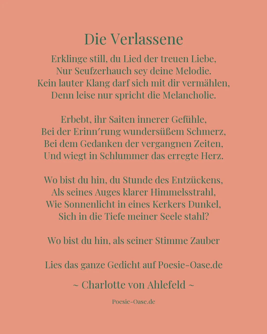 Illustration zu Die Verlassene