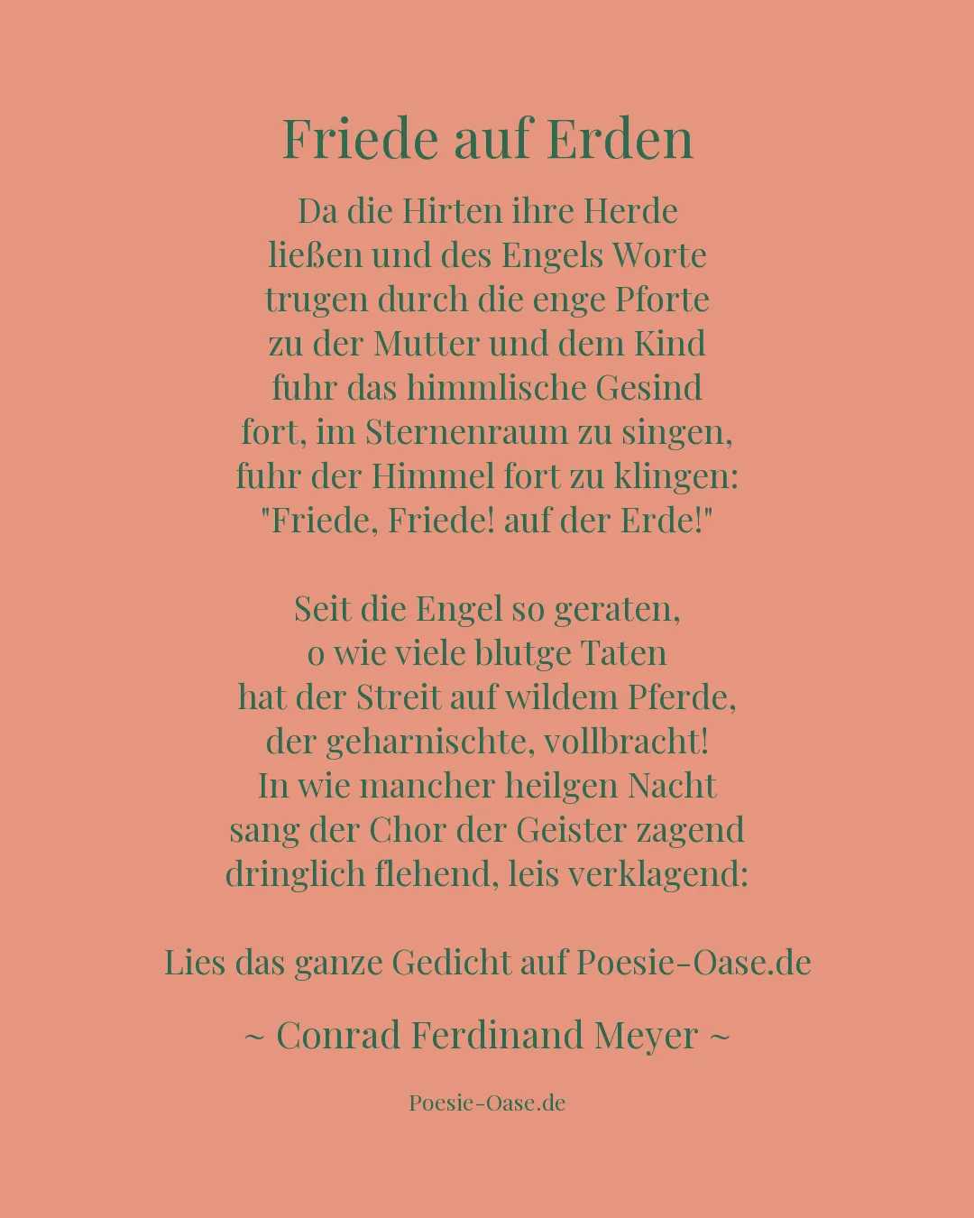 Illustration zu Friede auf Erden
