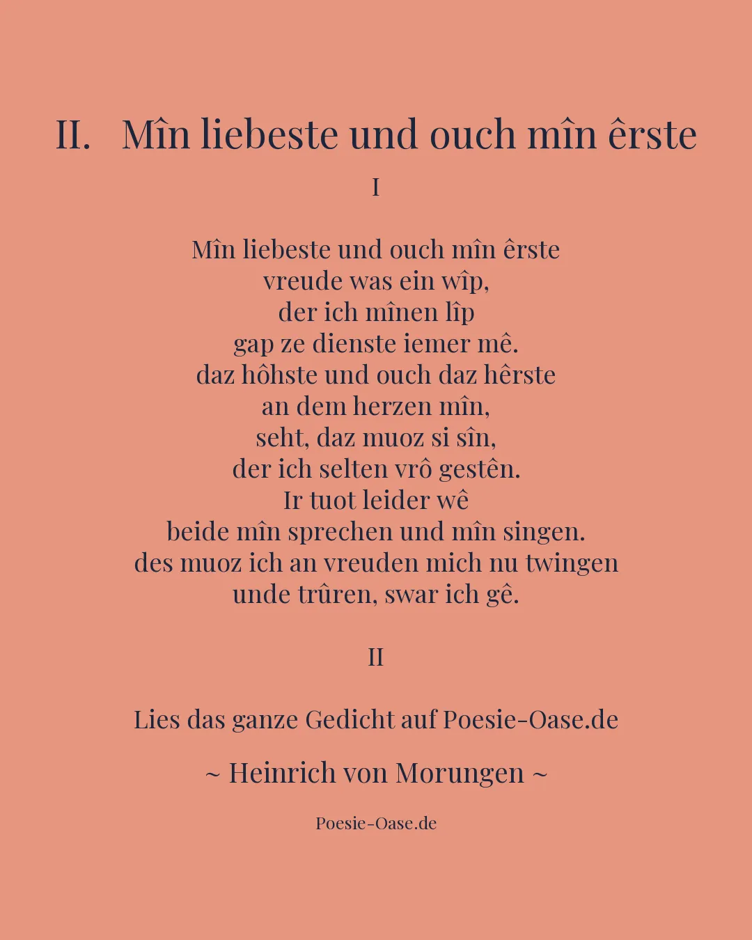 Illustration zu II. Mîn liebeste und ouch mîn êrste