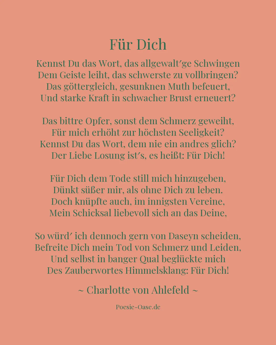 Illustration zu Für Dich
