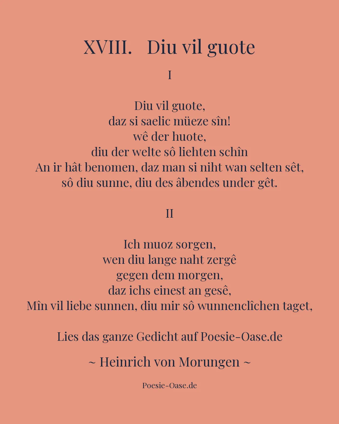 Illustration zu XVIII. Diu vil guote