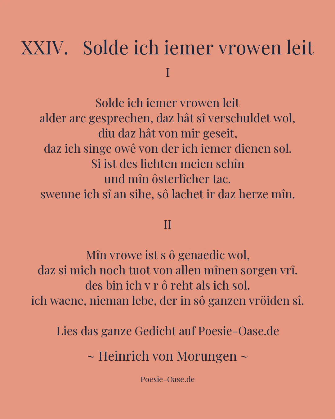 Illustration zu XXIV.   Solde ich iemer vrowen leit