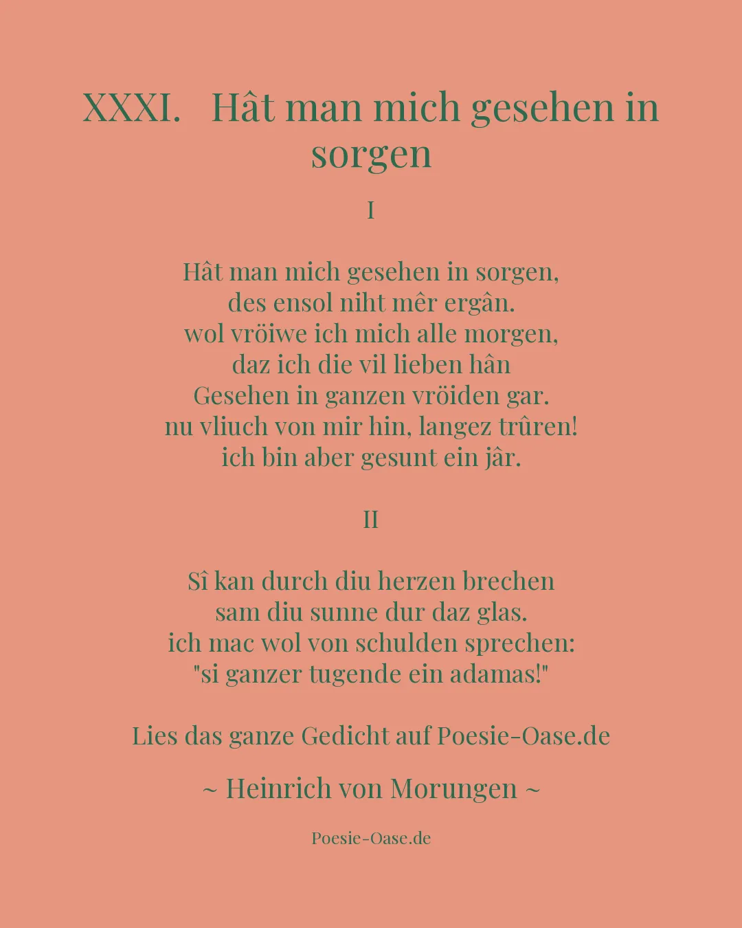 Illustration zu XXXI. Hât man mich gesehen in sorgen