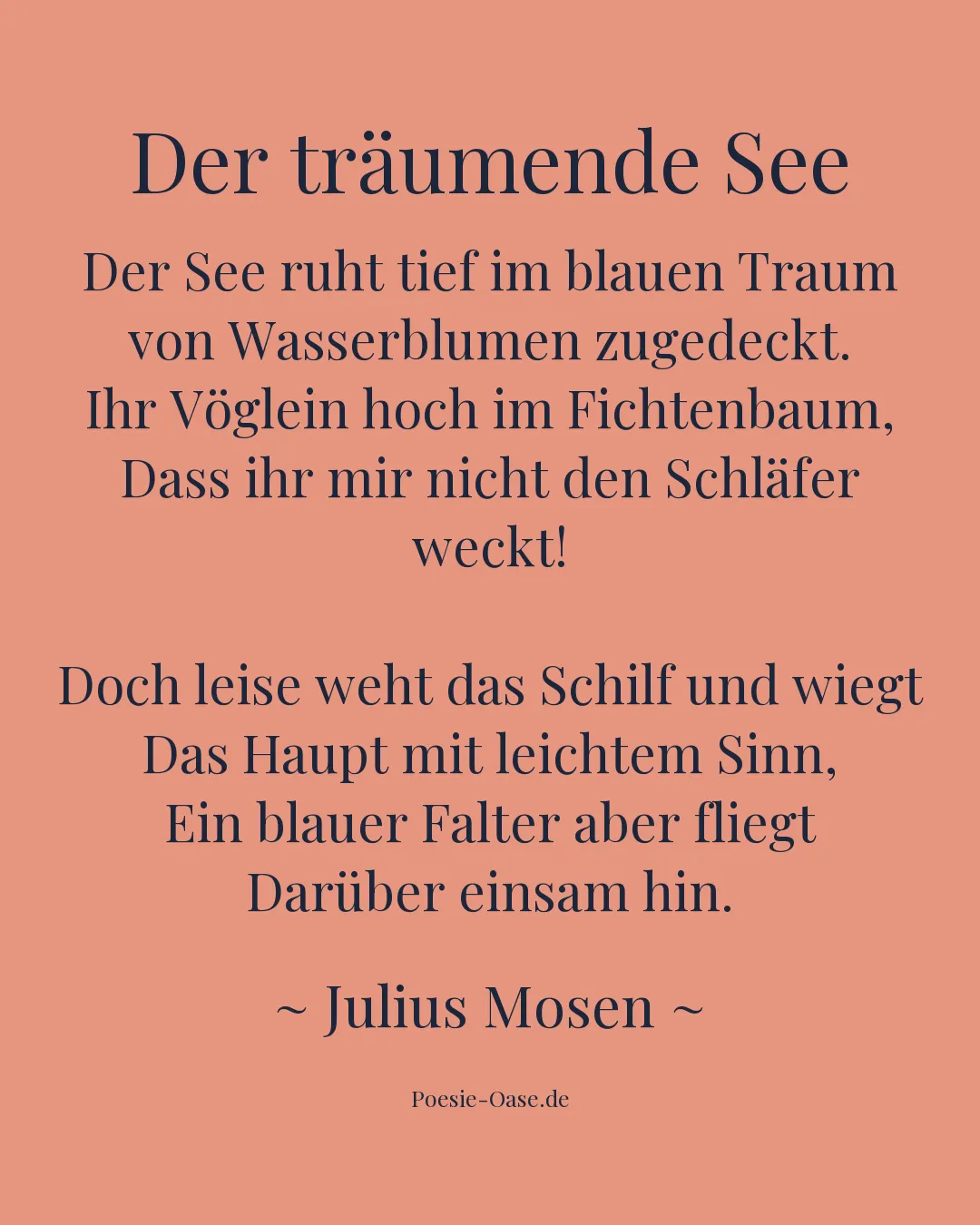 Illustration zu Der träumende See