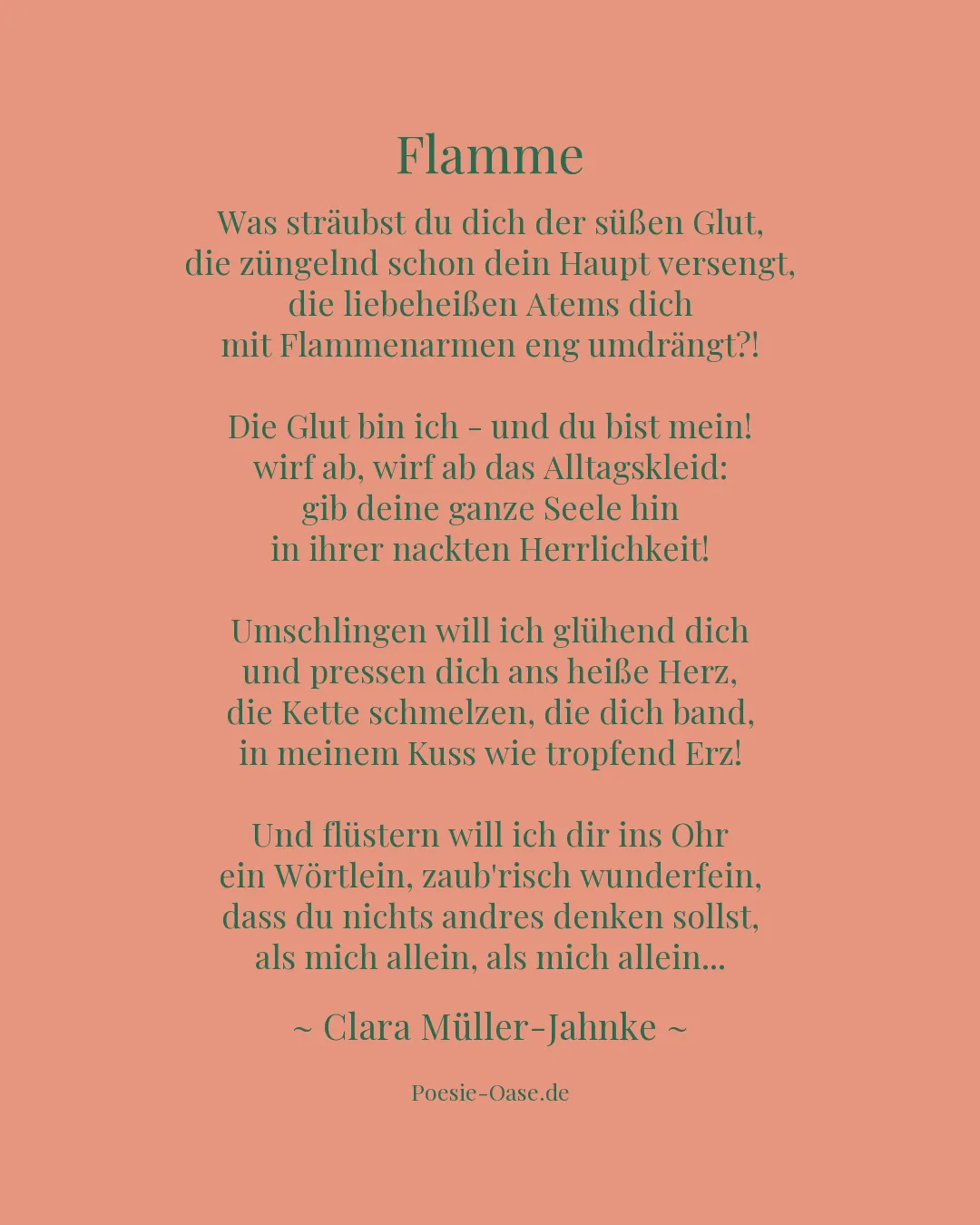 Illustration zu Flamme