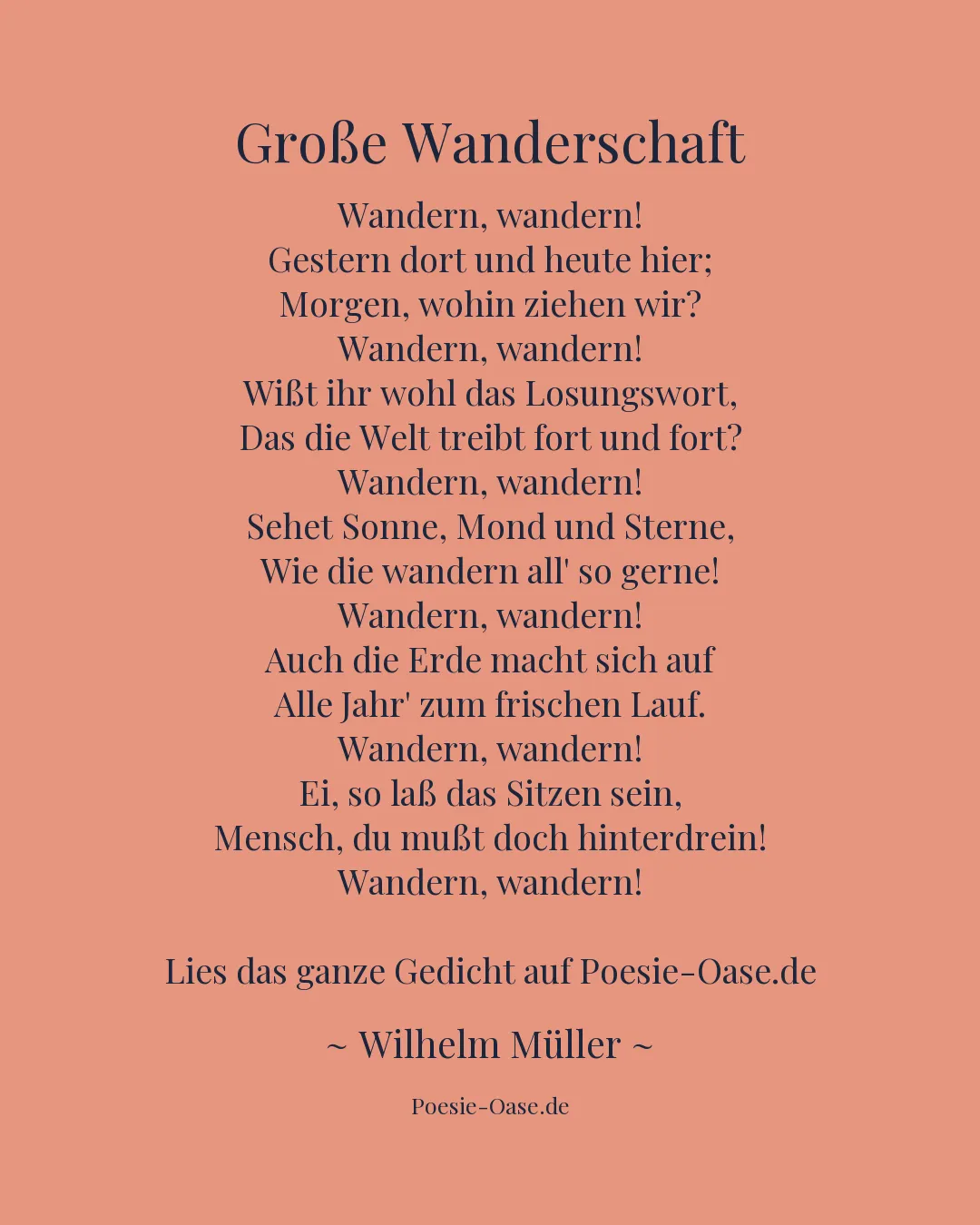 Illustration zu Große Wanderschaft