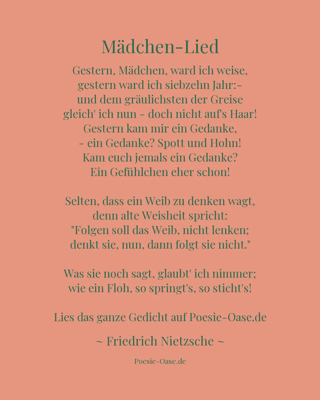 Illustration zu Mädchen-Lied