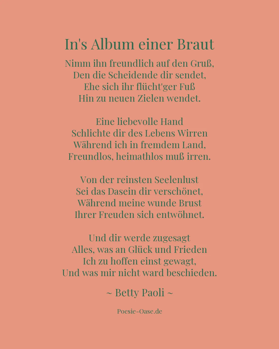 Illustration zu In's Album einer Braut