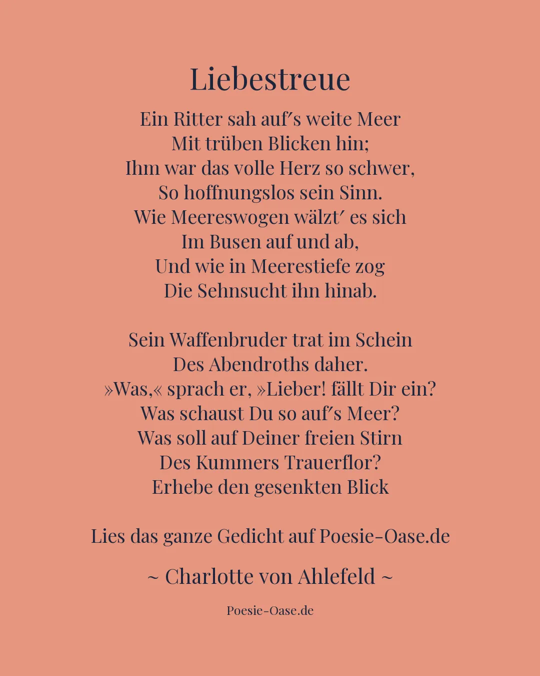 Illustration zu Liebestreue