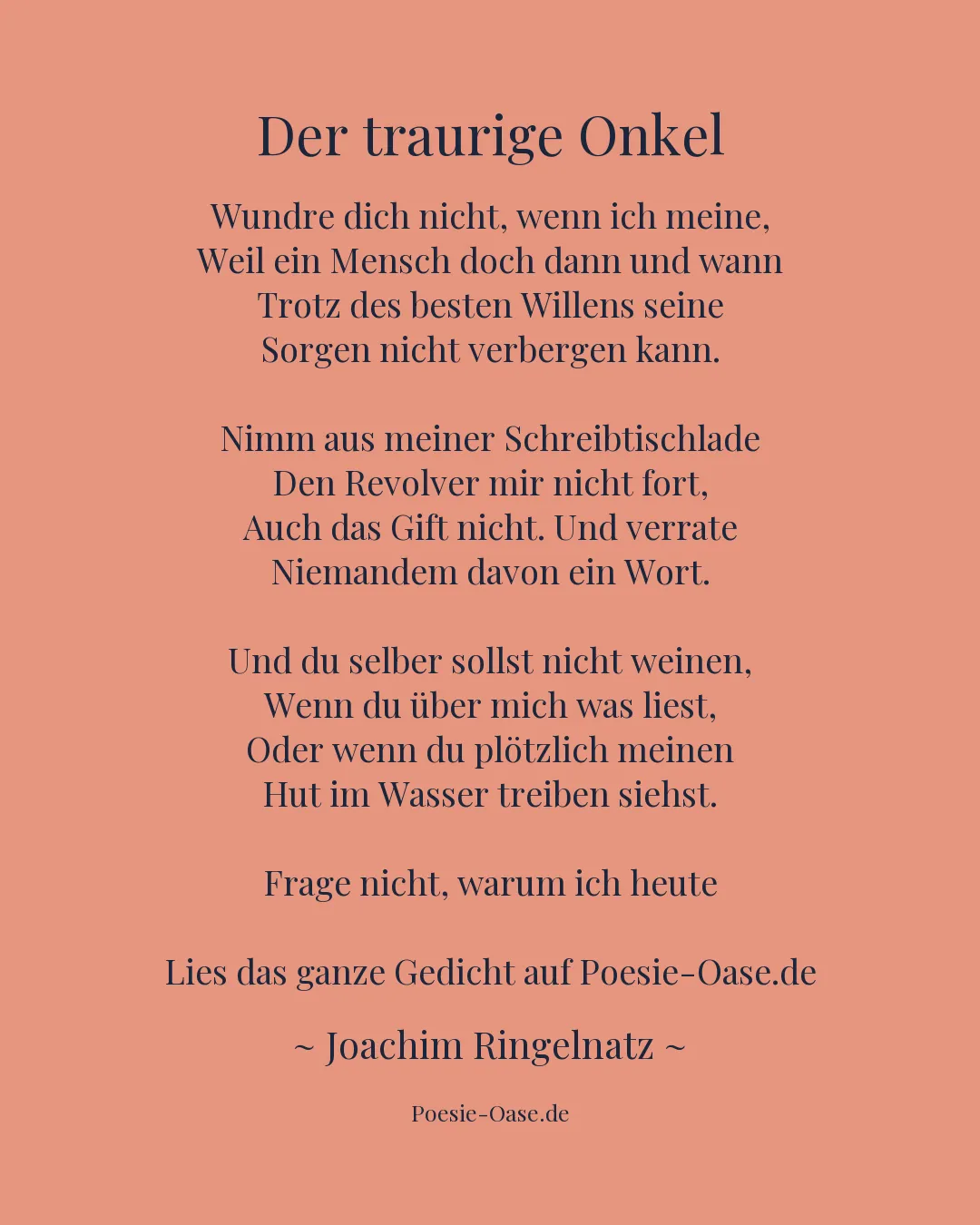 Illustration zu Der traurige Onkel