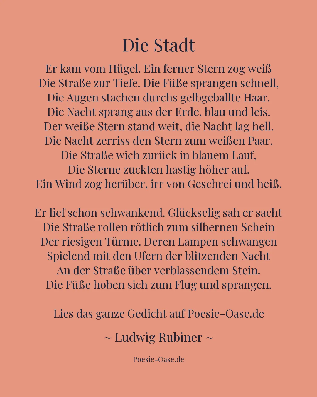 Illustration zu Die Stadt