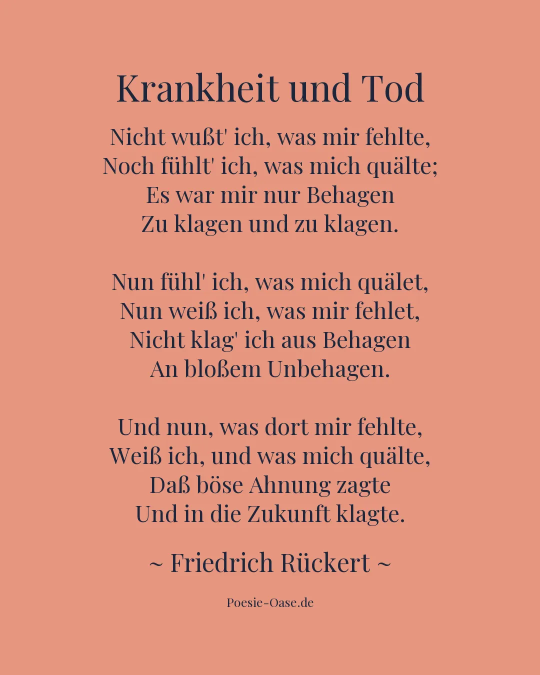 Illustration zu Krankheit und Tod