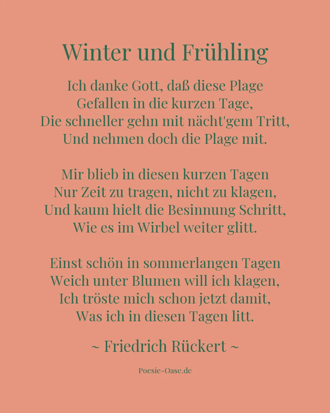 Illustration zu Winter und Frühling