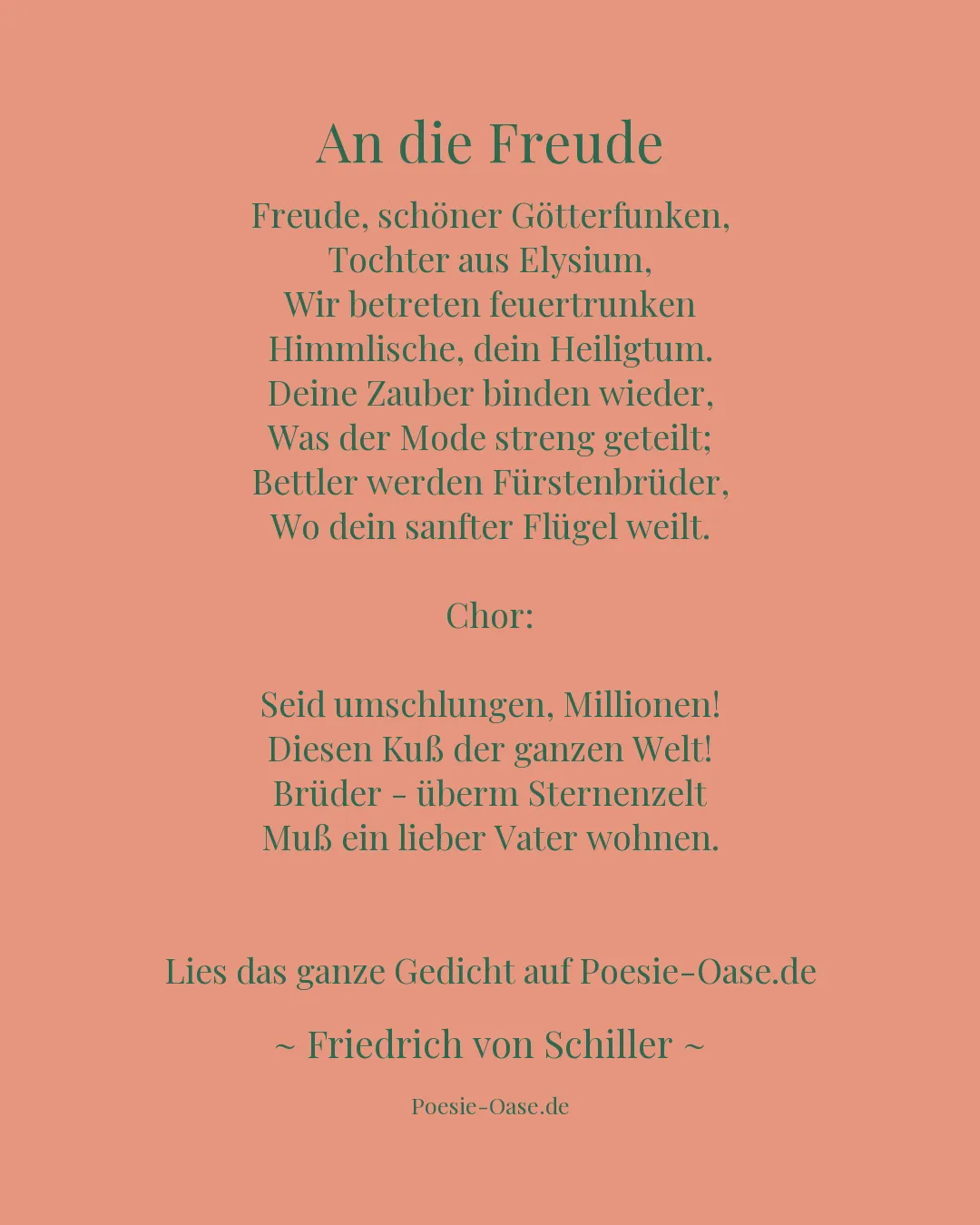 Illustration zu An die Freude