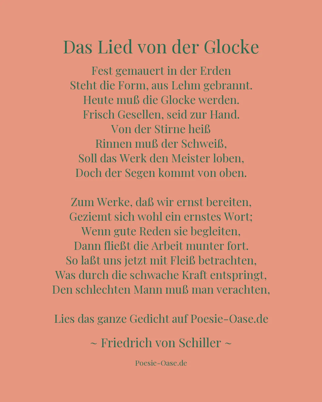 Illustration zu Das Lied von der Glocke