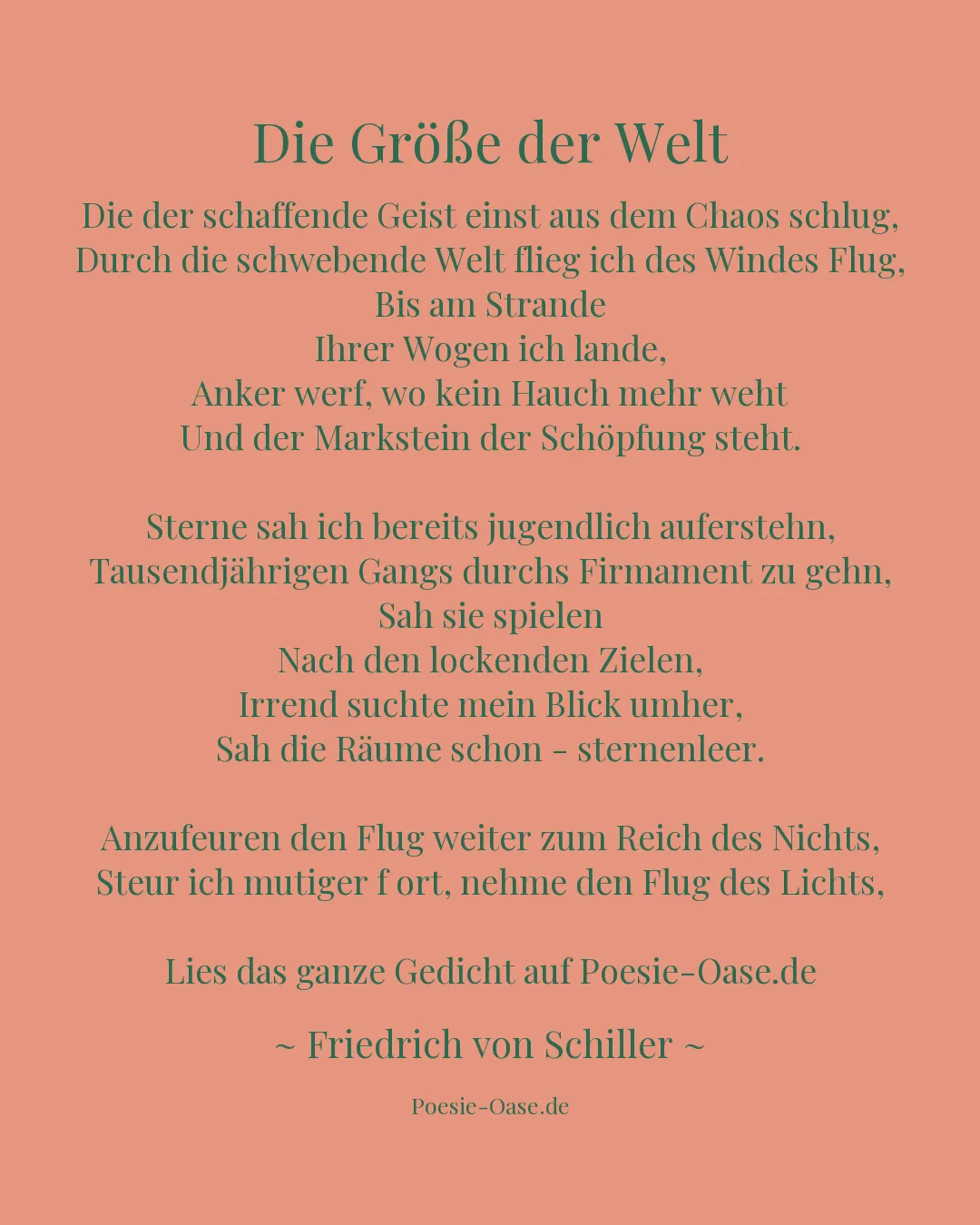 Illustration zu Die Größe der Welt