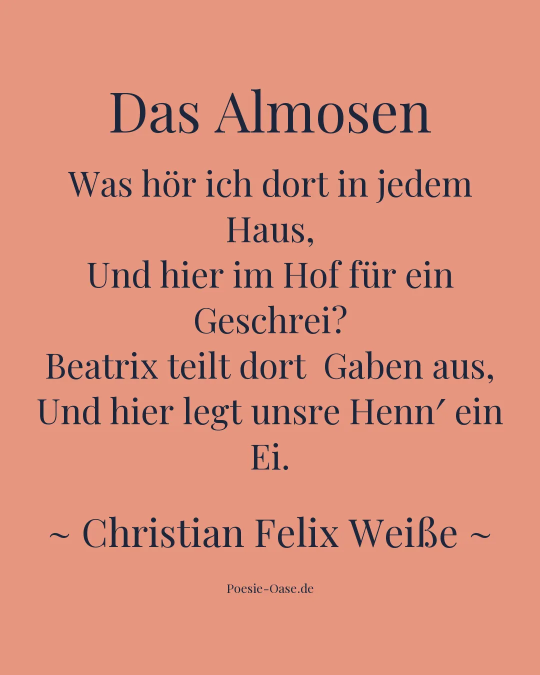 Illustration zu Das Almosen