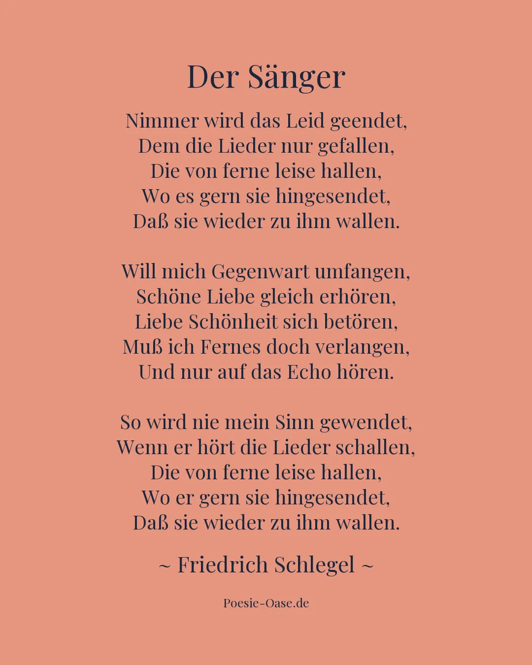 Illustration zu Der Sänger