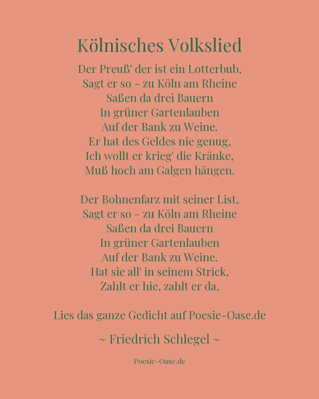 Illustration zu Kölnisches Volkslied