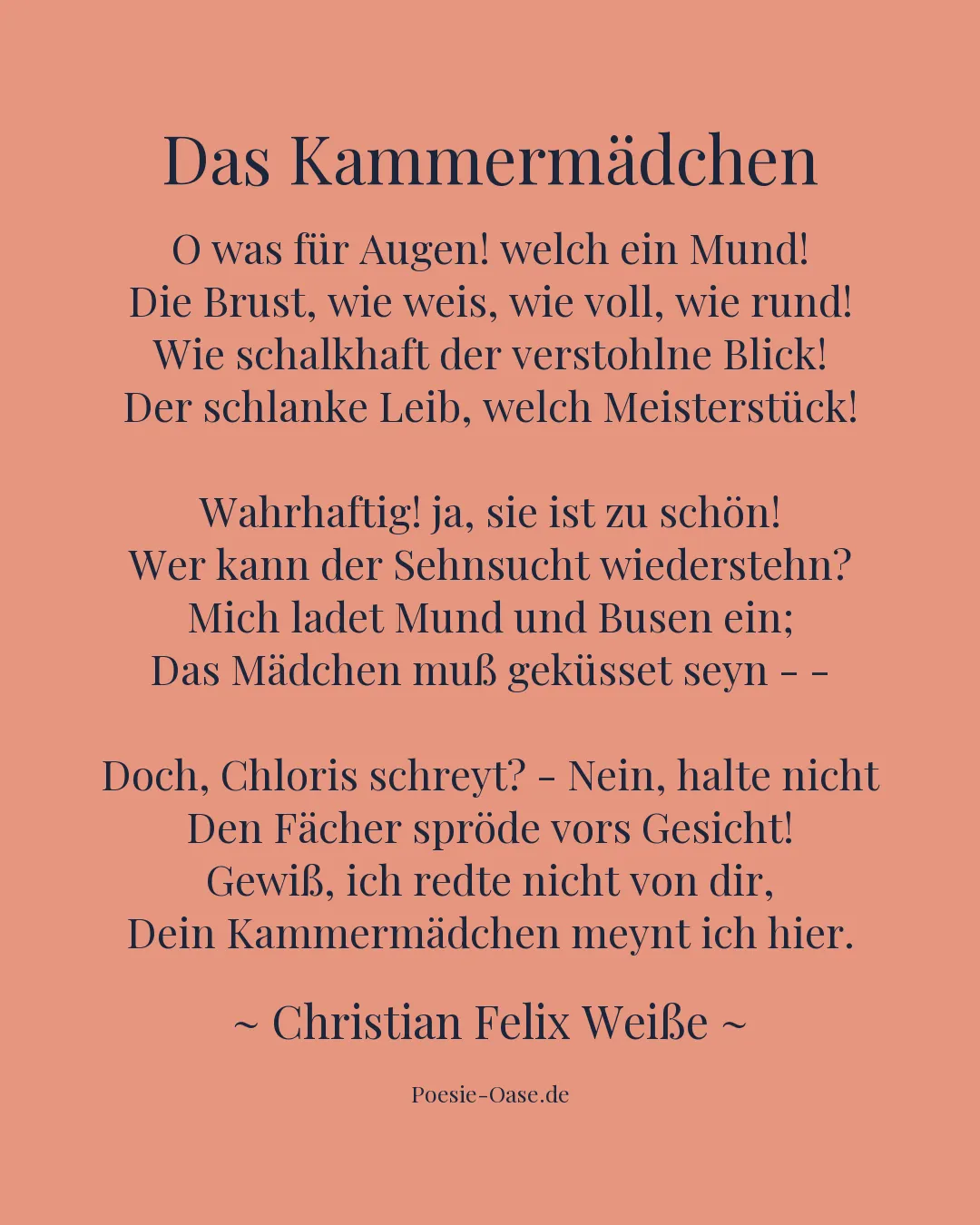Illustration zu Das Kammermädchen