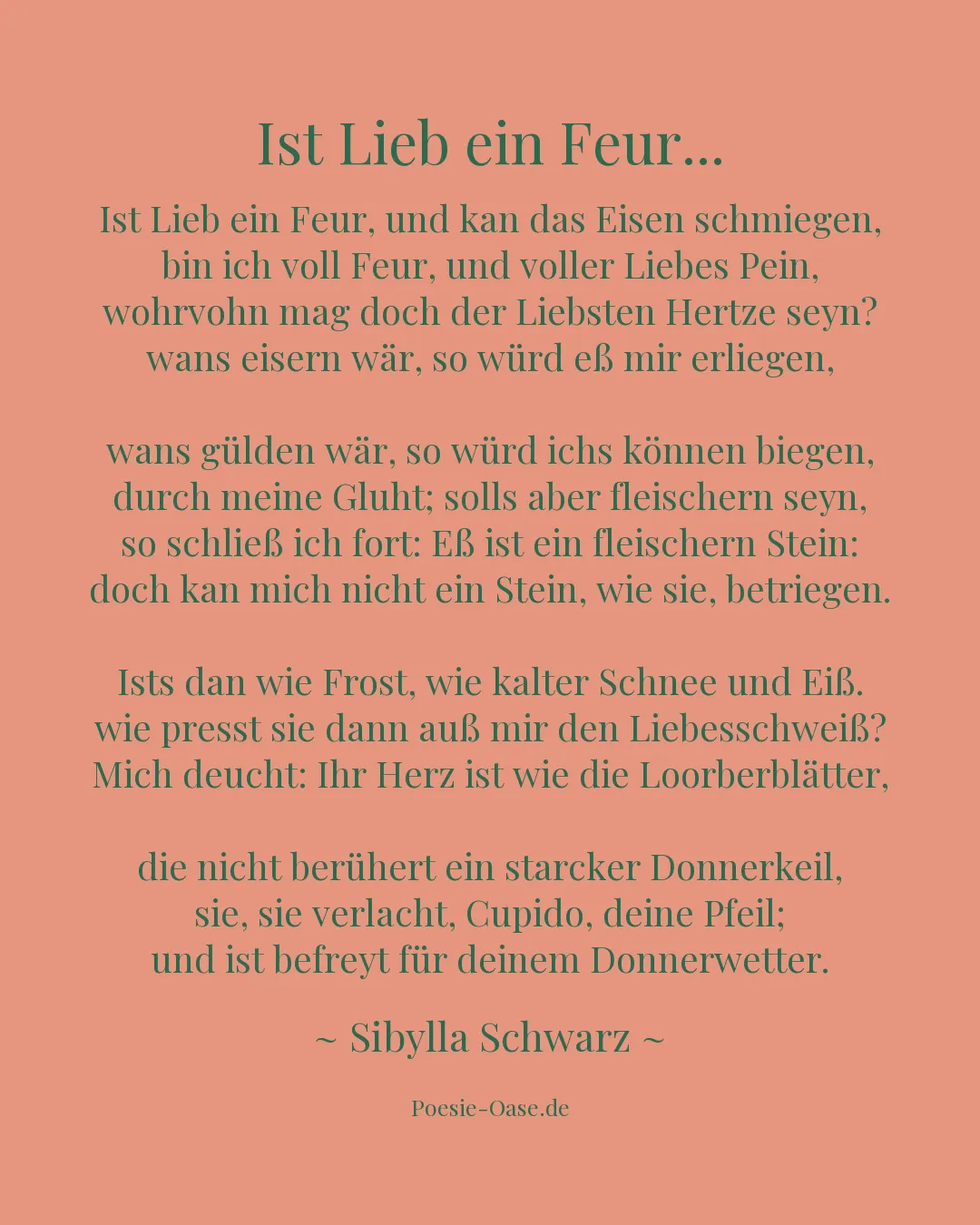 Illustration zu Ist Lieb ein Feur...