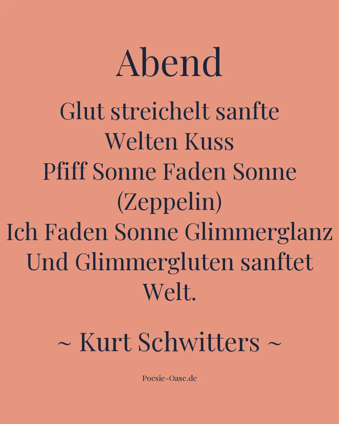 Illustration zu Abend