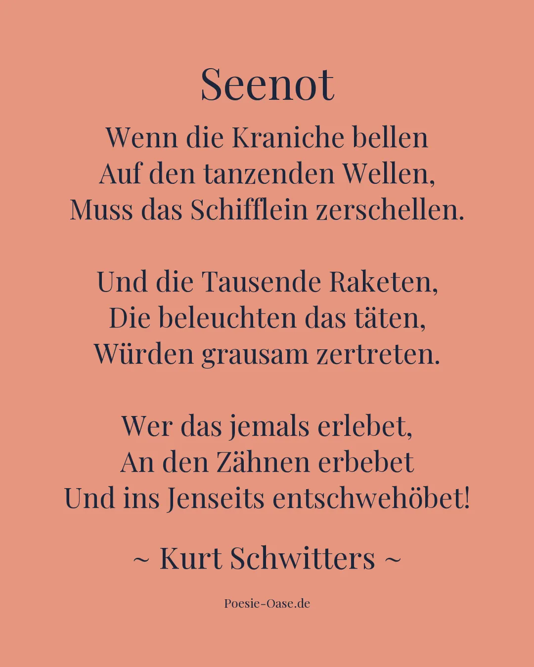 Illustration zu Seenot