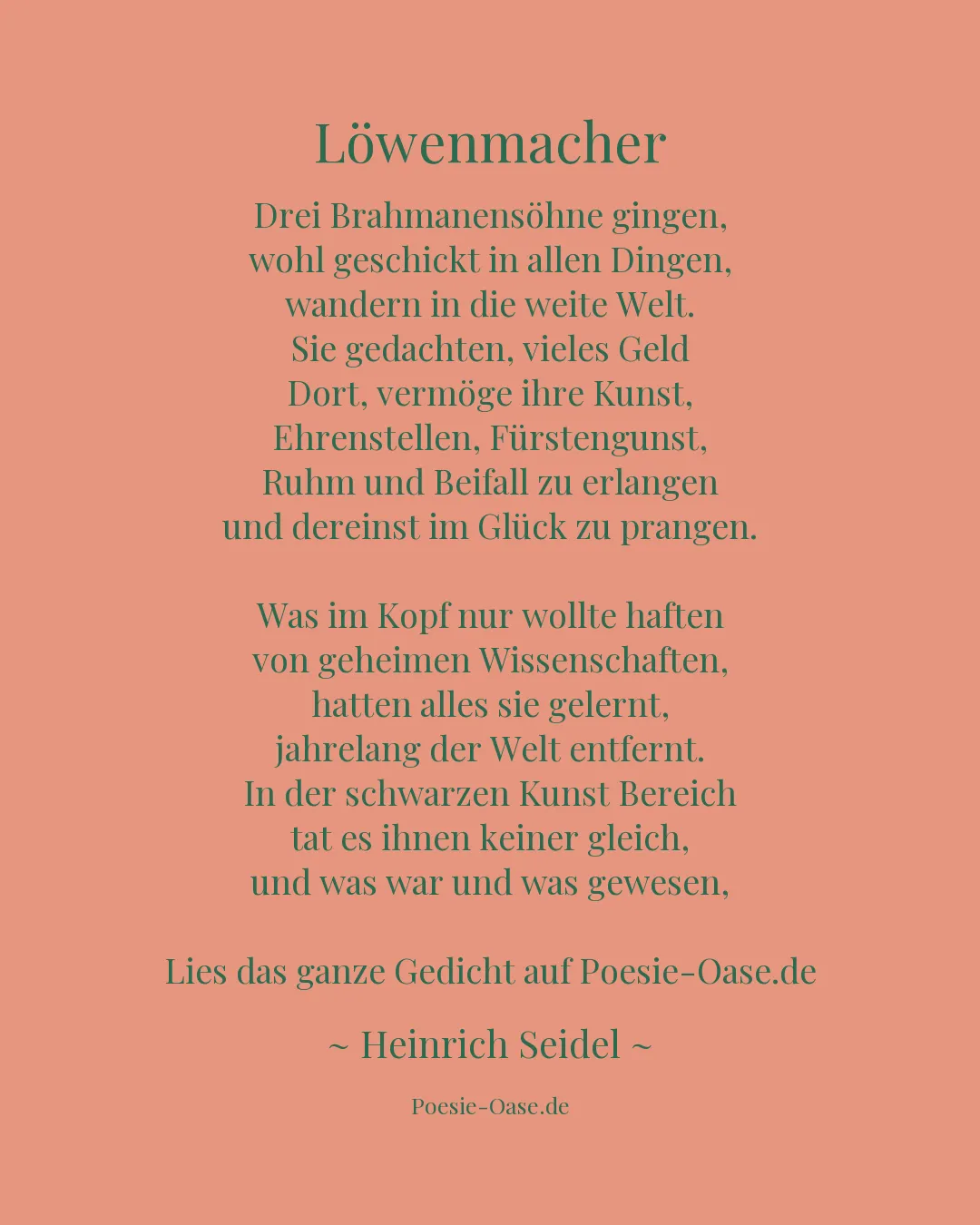 Illustration zu Löwenmacher