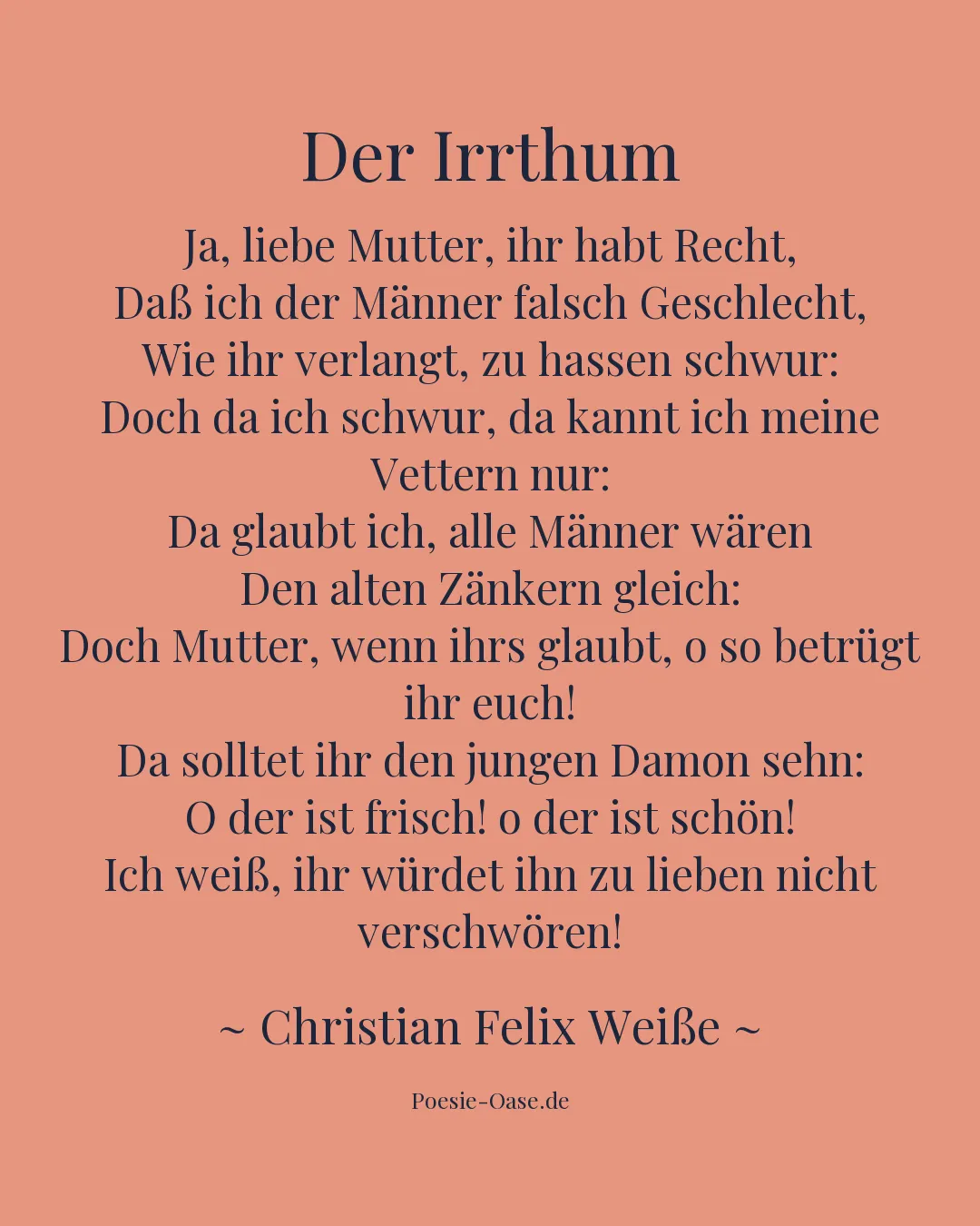 Illustration zu Der Irrthum