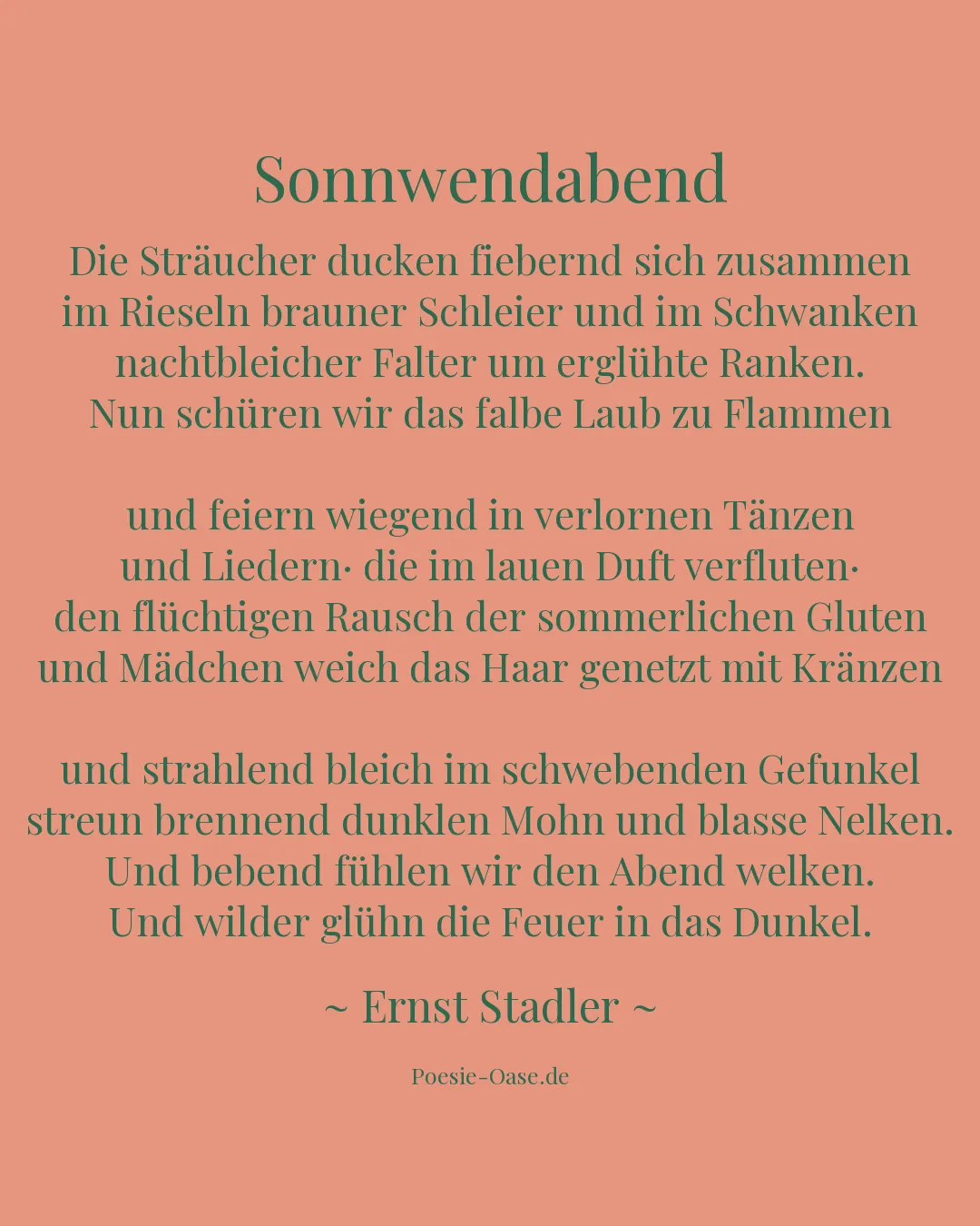 Illustration zu Sonnwendabend