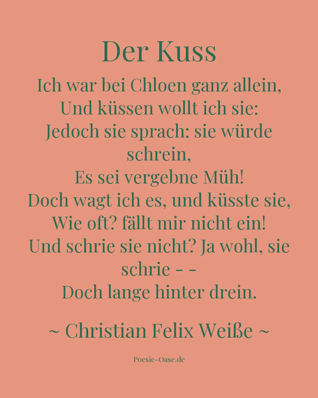 Illustration zu Der Kuss