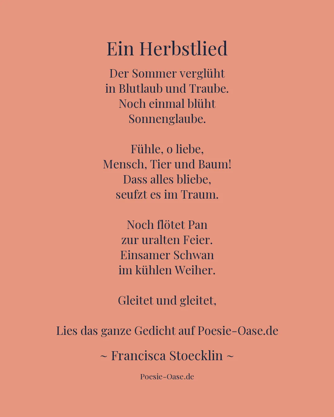 Illustration zu Ein Herbstlied