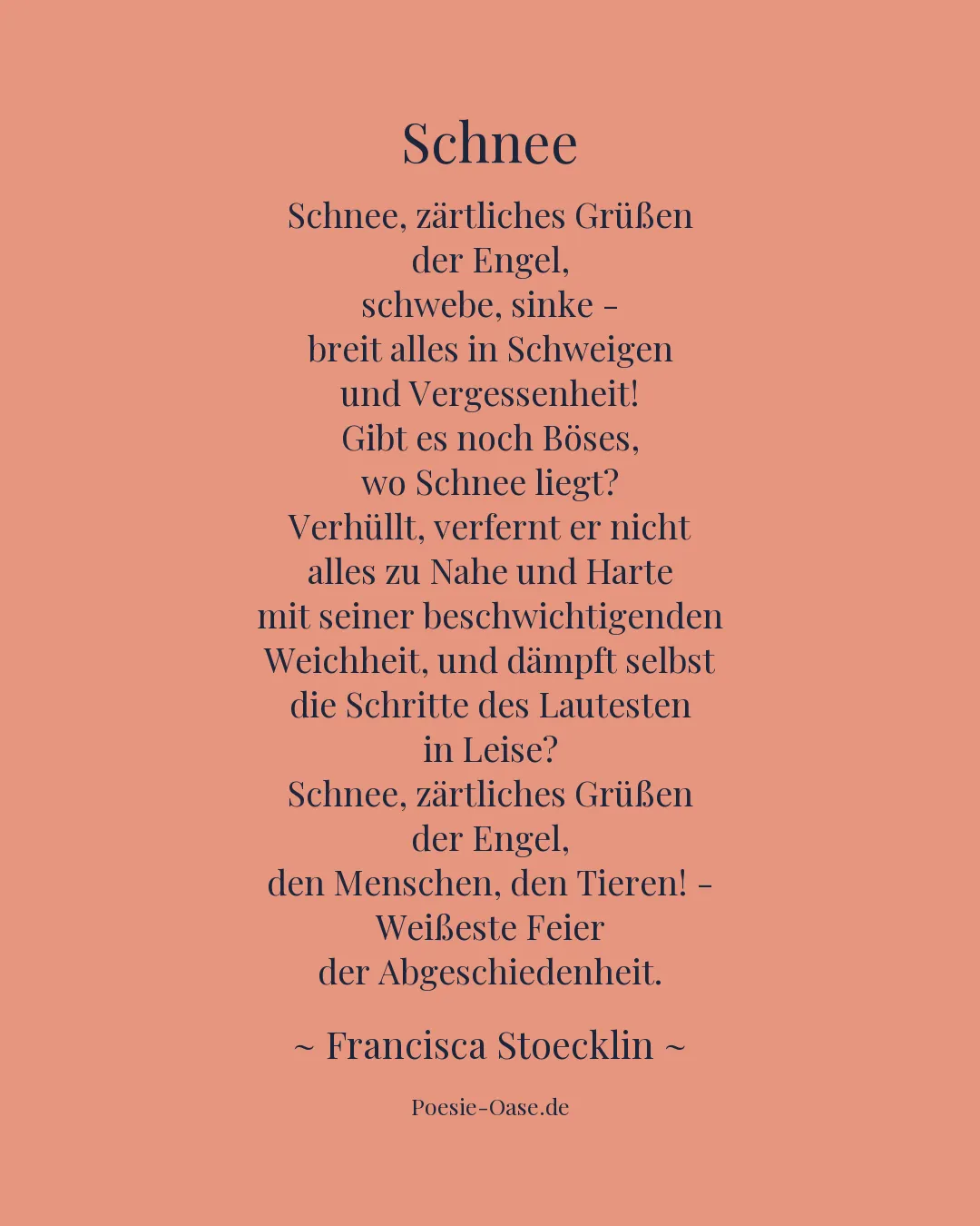 Illustration zu Schnee